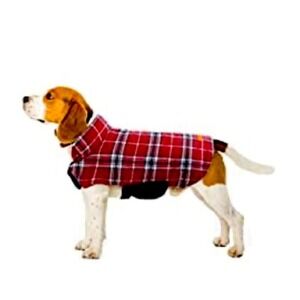 Kuoser Waterproof & Windproof Reversible Plaid Dog Vest L
